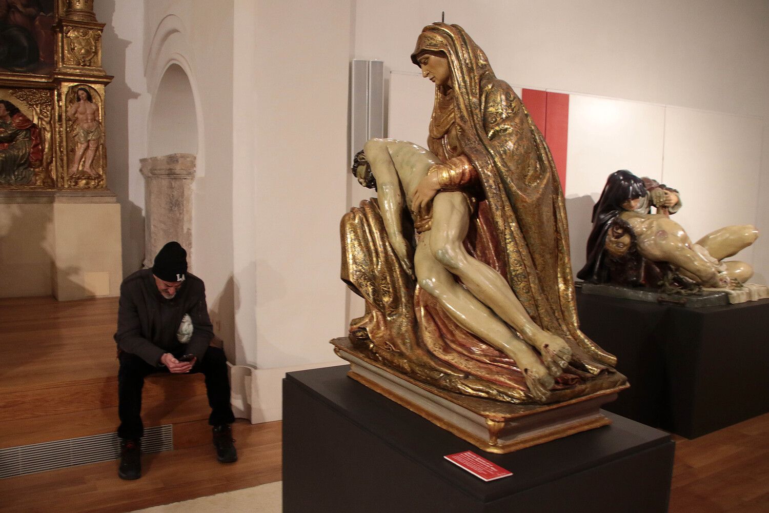Presentación de la exposición ‘El dolor esculpido: Carmona, La Piedad y Minerva y Vera Cruz’ | Peio García / ICAL Presentación de la exposición ‘El dolor esculpido: Carmona, La Piedad y Minerva y Vera Cruz’ | Peio García / ICAL