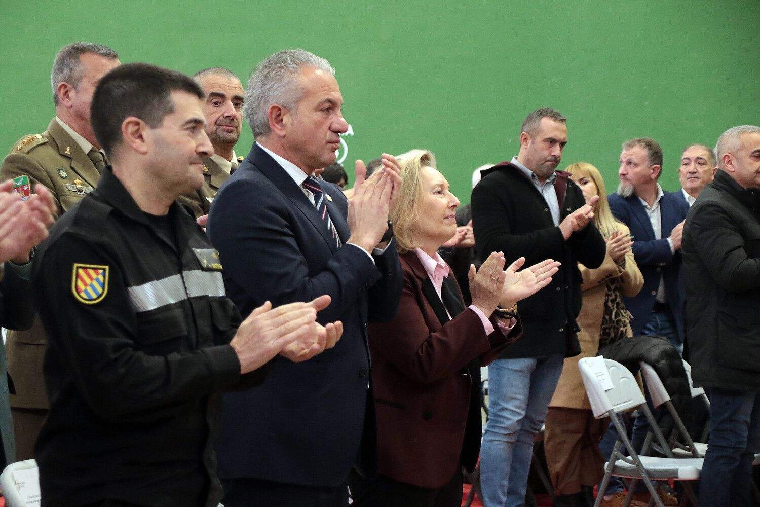 La Diputación de León rinde homenaje a la Unidad Militar de Emergencias | Peio García / ICAL La Diputación de León rinde homenaje a la Unidad Militar de Emergencias | Peio García / ICAL