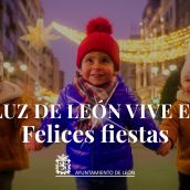 'La luz de León vive en ti': Así 'luce' la felicitación navideña del Ayuntamiento de la capital