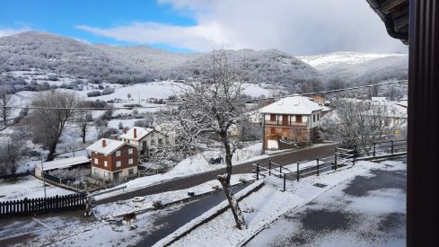 Imagen de Prioro tras la nevada