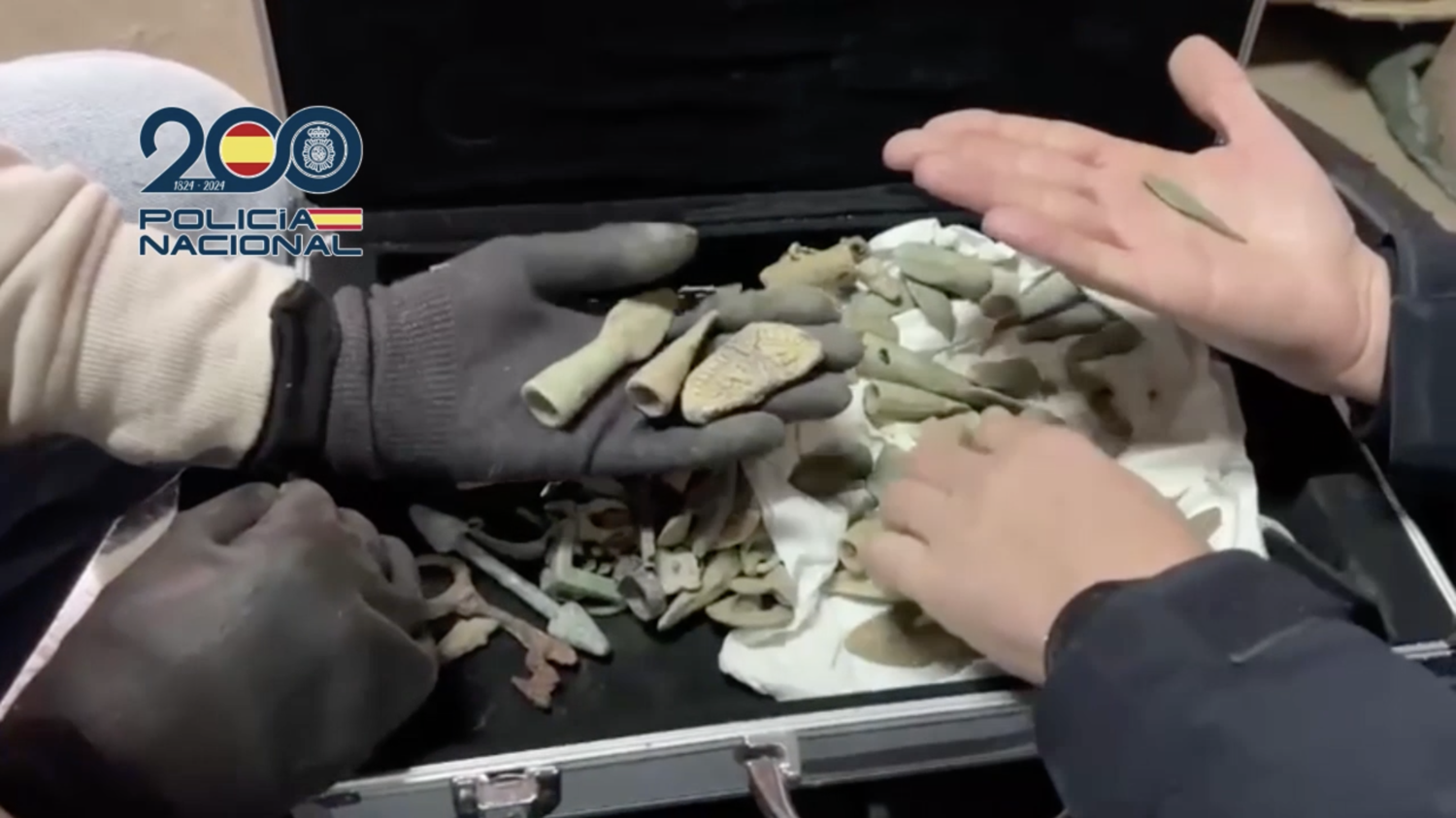 Objetos expoliados recuperados por la Policía Nacional