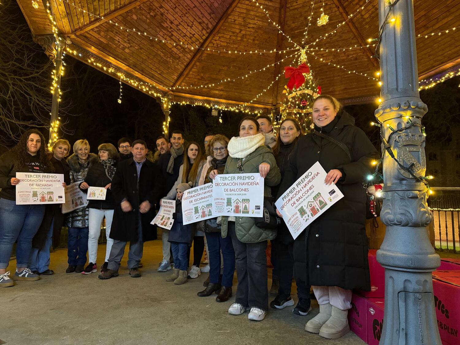 Premiados por el concurso de la decoración navideña