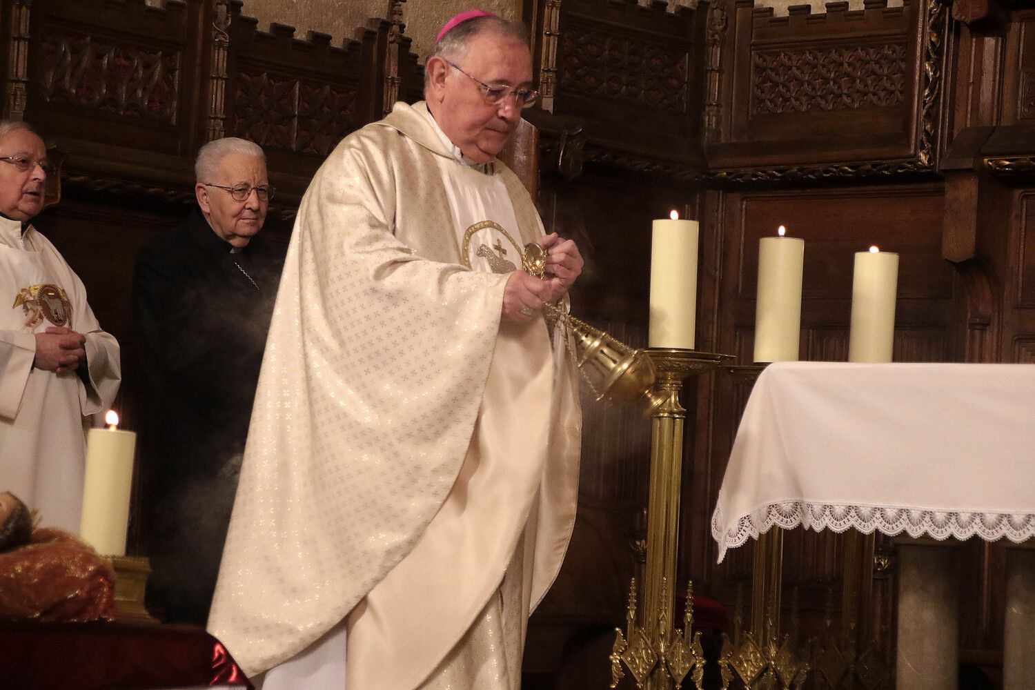 Responso por los Reyes de León en el Panteón Real | Peio García / ICAL Responso por los Reyes de León en el Panteón Real | Peio García / ICAL