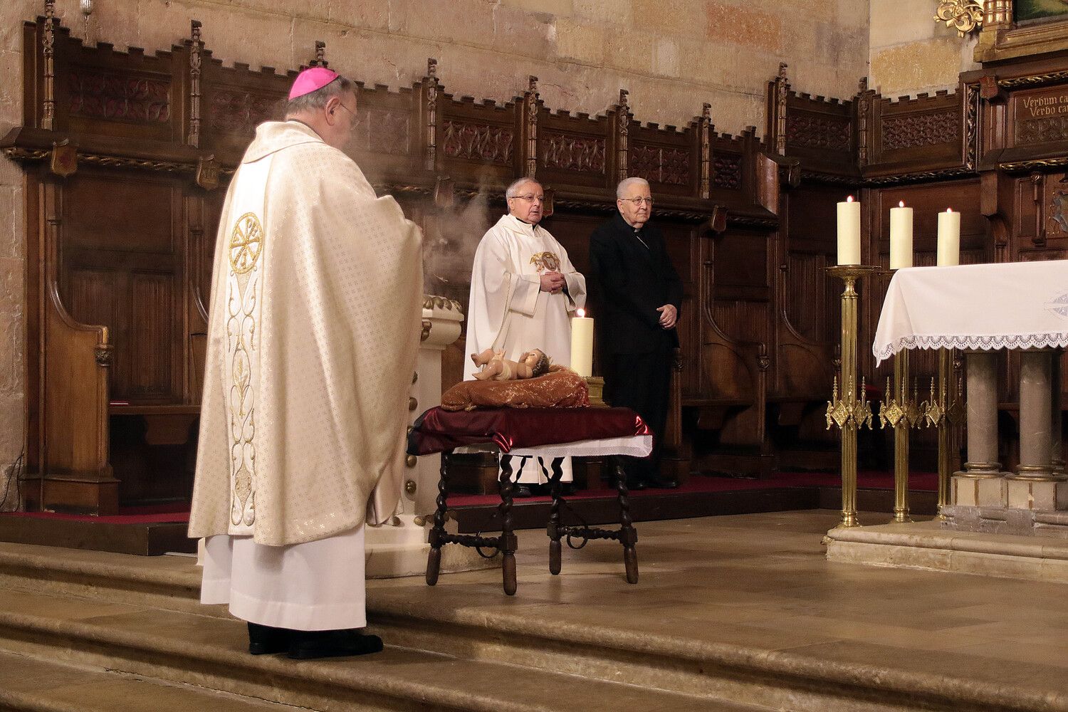 Responso por los Reyes de León en el Panteón Real | Peio García / ICAL Responso por los Reyes de León en el Panteón Real | Peio García / ICAL