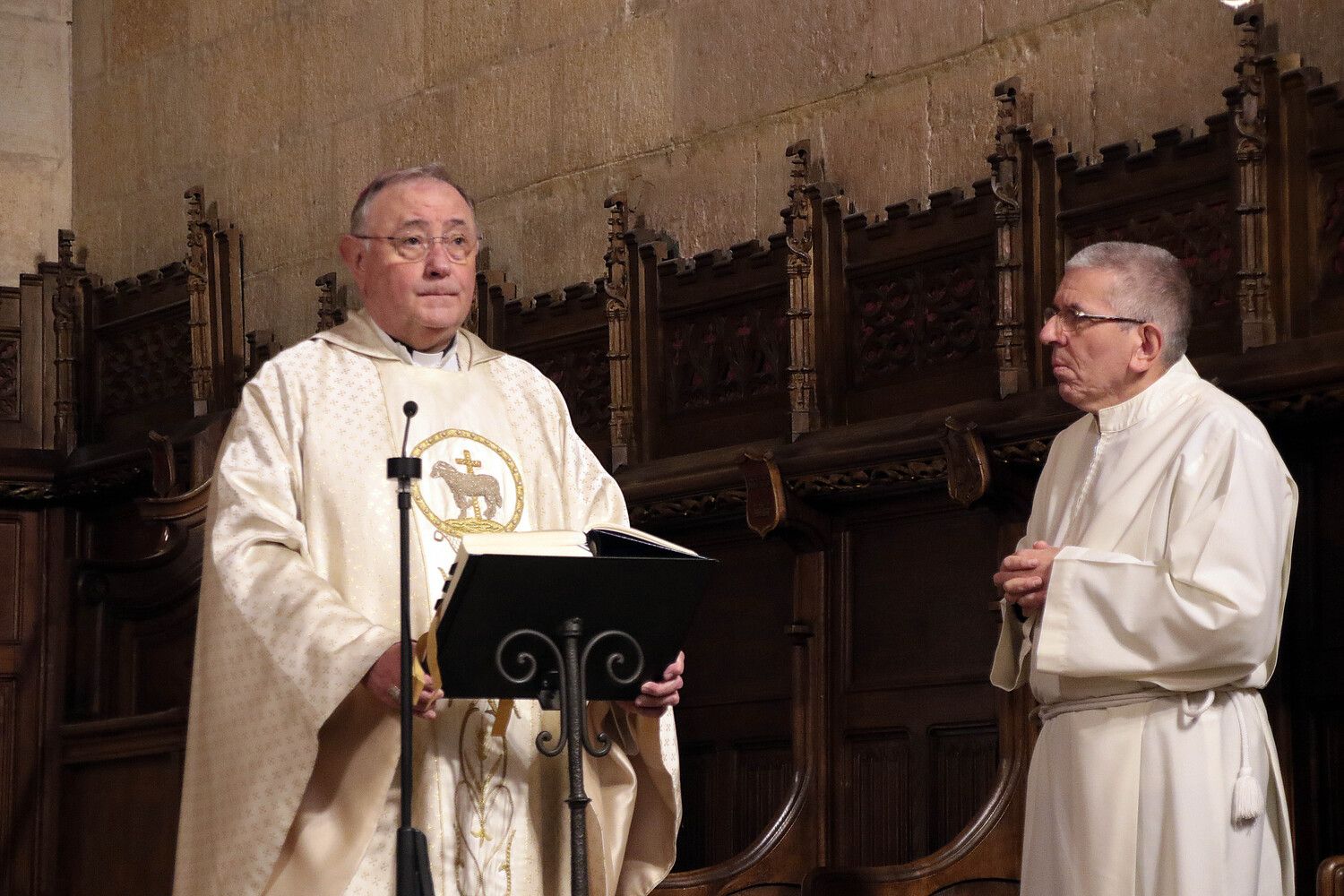 Responso por los Reyes de León en el Panteón Real | Peio García / ICAL Responso por los Reyes de León en el Panteón Real | Peio García / ICAL