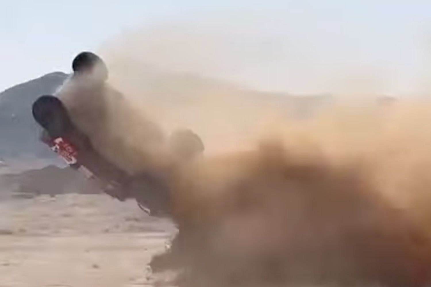 Accidente de Jesús Calleja en el Dakar | @victor_gonzalez_rally