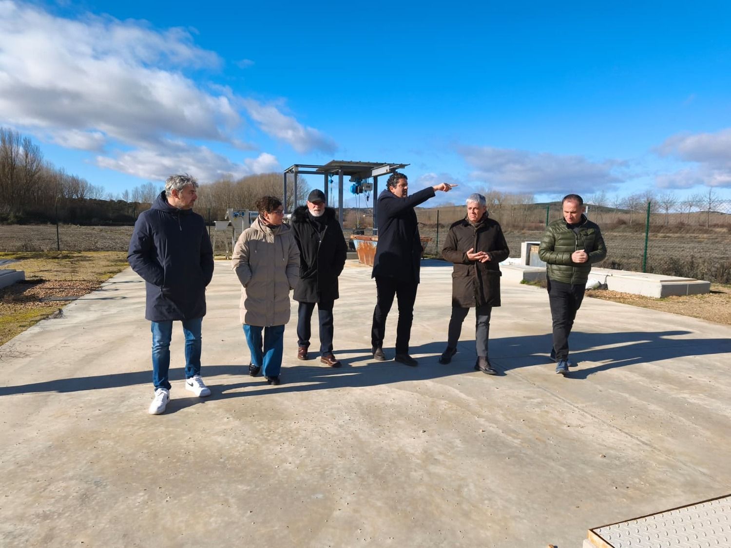 Visita al EDAR de Alija del Infantado