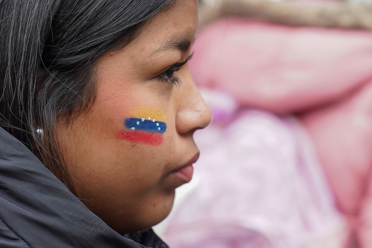 La Asociación de venezolanos integrados en León convocan una concentración para reclamar respeto a la soberanía del pueblo y pedir un juicio contra Nicolás Maduro | Campillo / ICAL