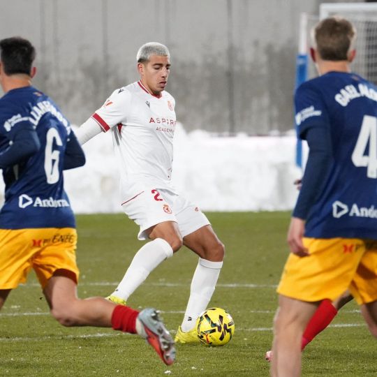 Partido entre el Andorra y la Cultural y Deportiva Leonesa 