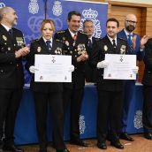 Celebración en León del 202 aniversario de la Policía Nacional con un homenaje a sus jubilados y a la dedicación al servicio público | Campillo / ICAL