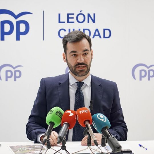 David Fernandez, portavoz del Grupo Municipal del PP en el Ayuntamiento de León | Campillo / ICAL 