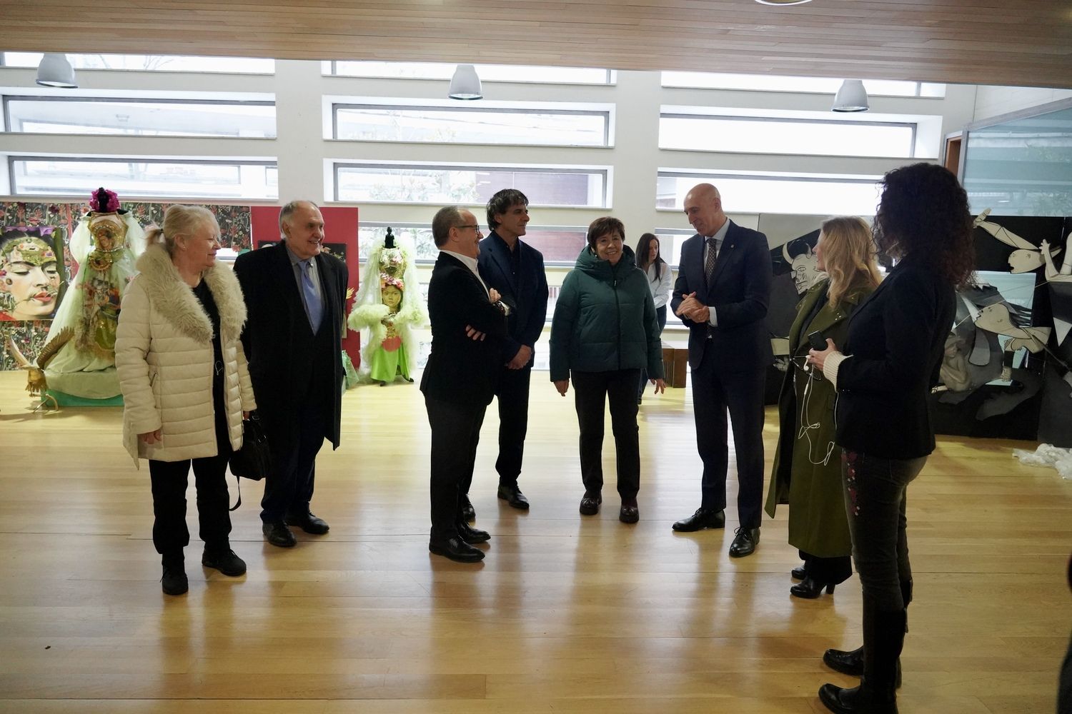 Inauguración de la exposición ‘Cuéntame un cuadro’ de Rosana Largo en el Auditorio Ciudad de León | Campillo / ICAL