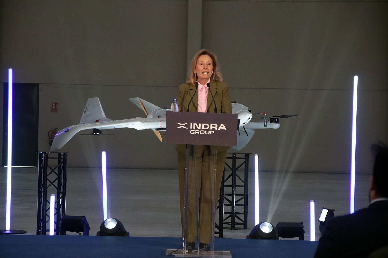 La secretaria de Estado de Defensa afirma que “la seguridad y operatividad” del aeropuerto de León “están garantizadas” | Peio García / ICAL La secretaria de Estado de Defensa afirma que “la seguridad y operatividad” del aeropuerto de León “están garantizadas” | Peio García / ICAL