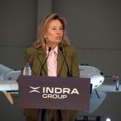 La secretaria de Estado de Defensa afirma que “la seguridad y operatividad” del aeropuerto de León “están garantizadas” | Peio García / ICAL