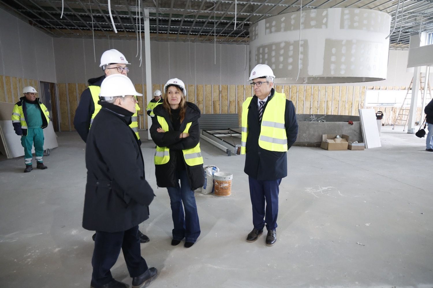 La consejera de Educación visita las obras del nuevo Conservatorio Profesional de Música | Peio García / ICAL