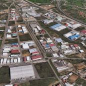 Vista aérea del polígono de Onzonilla