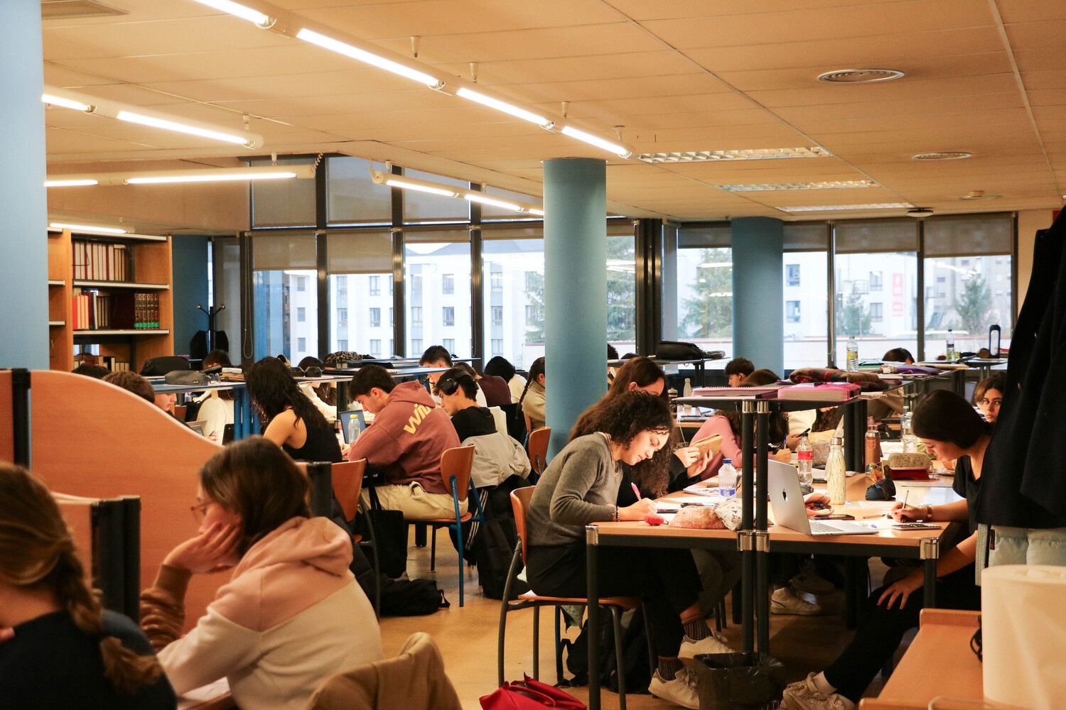 Universidad de León durante la época de exámenes