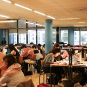 Universidad de León durante la época de exámenes