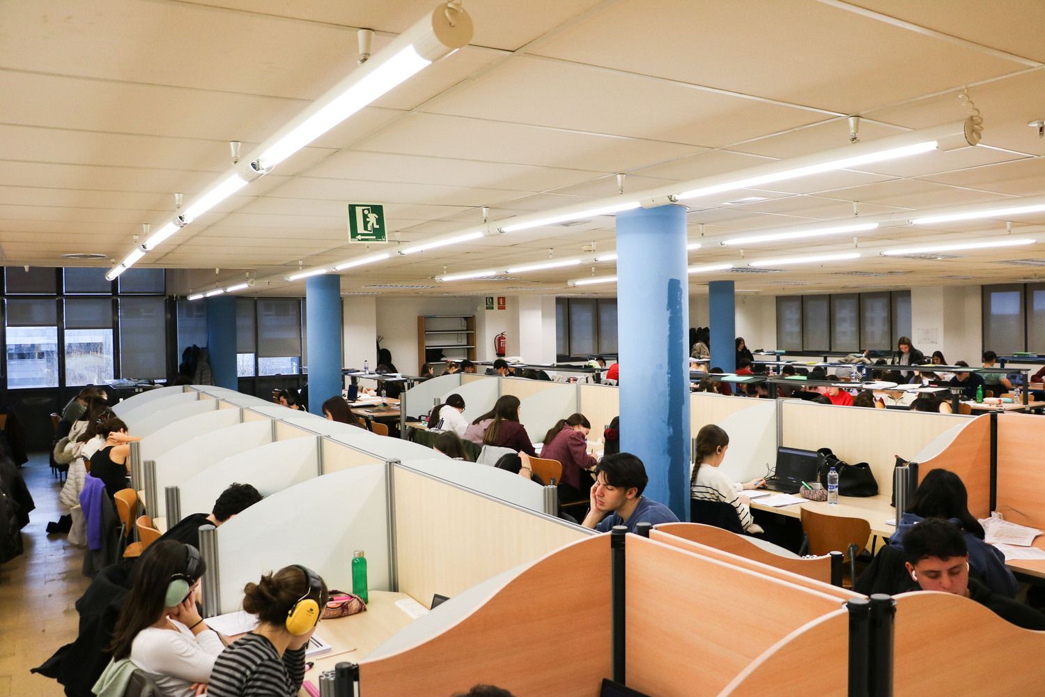 Universidad de León durante la época de exámenes