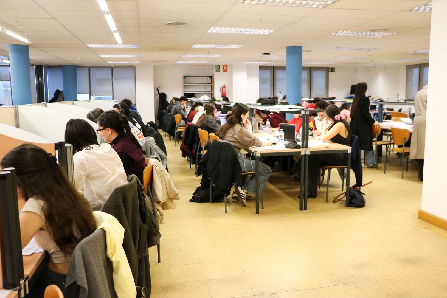 Universidad de León durante la época de exámenes