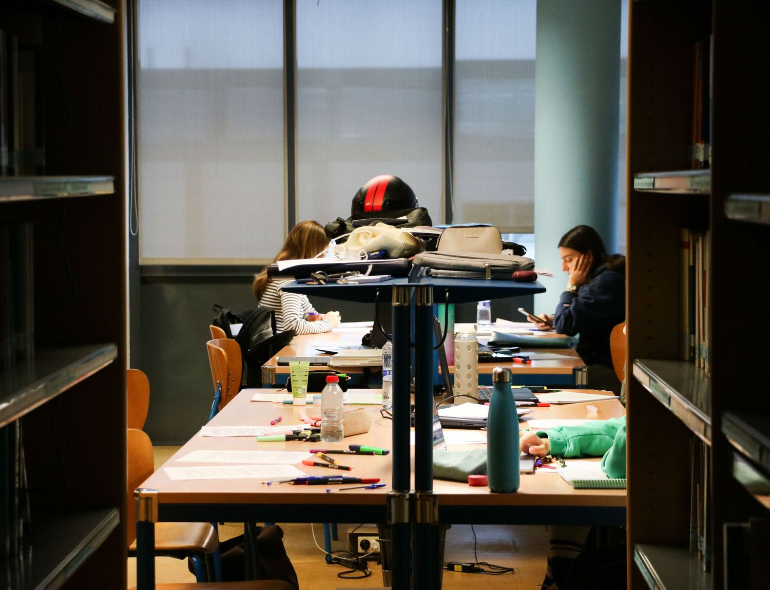 Universidad de León durante la época de exámenes