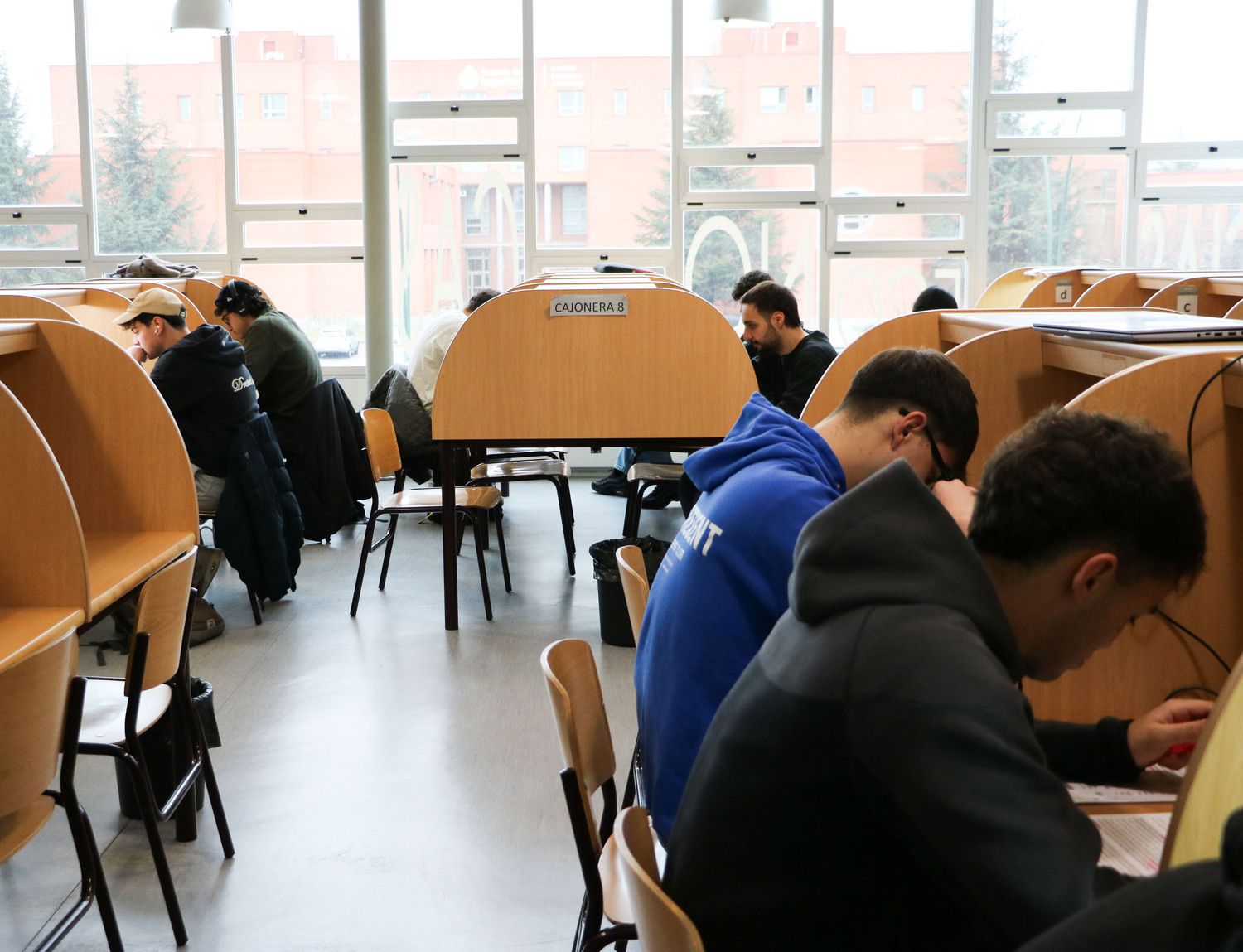 Universidad de León durante la época de exámenes