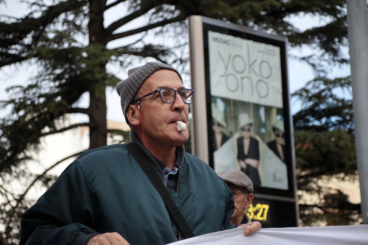 Corte de tráfico reivindicativo sobre el trazado de Feve | Peio García / ICAL