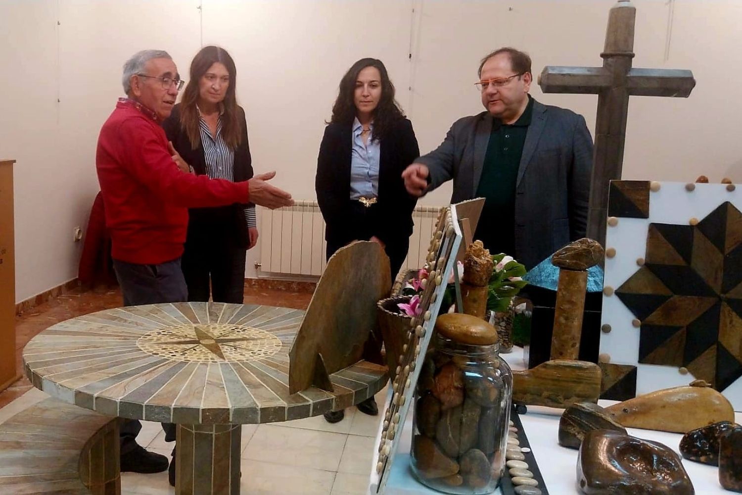 exposicion de piedra