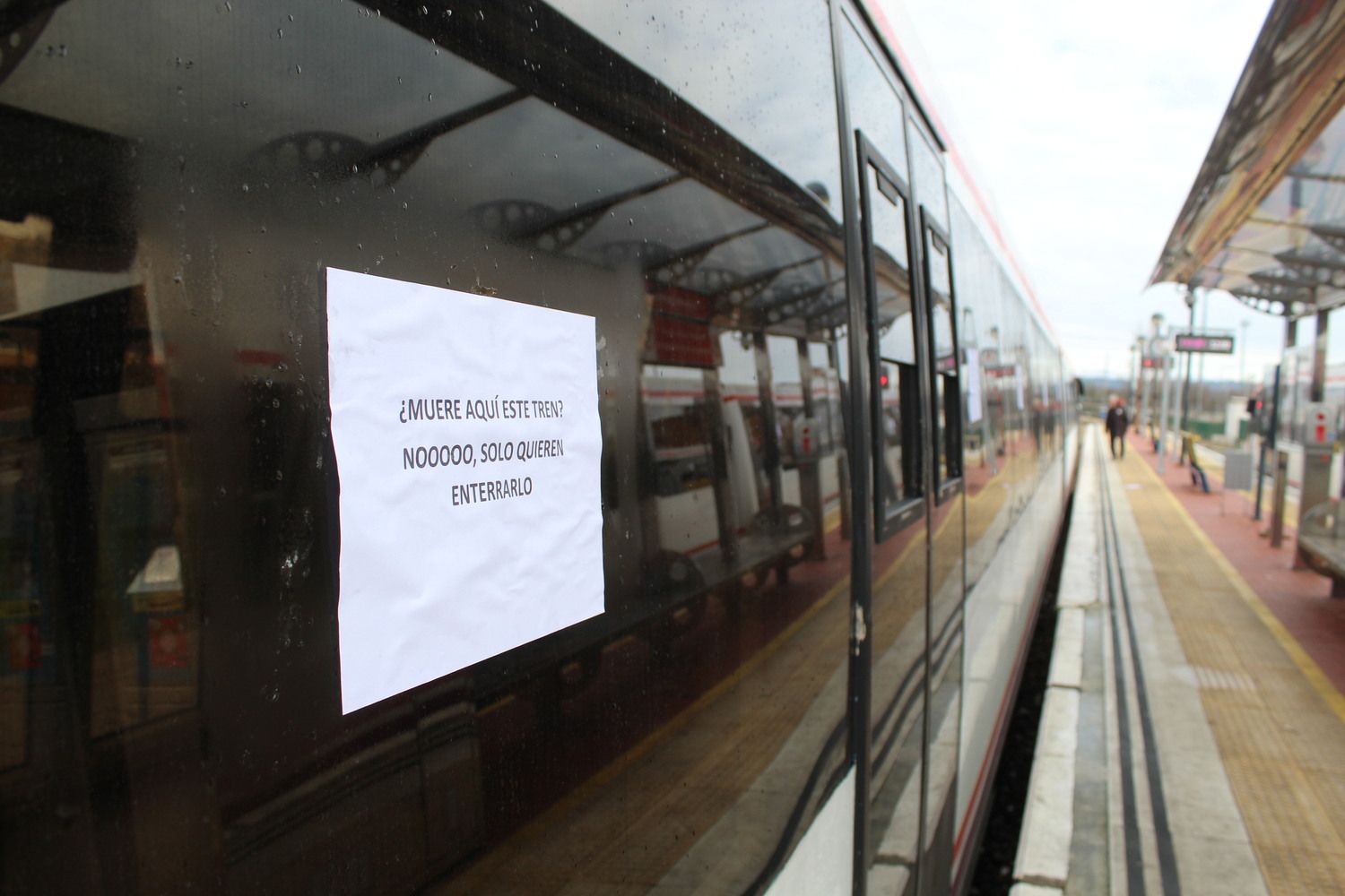 Más de 6.500 personas claman contra el enterramiento de las vías de FEVE en León | José Martín