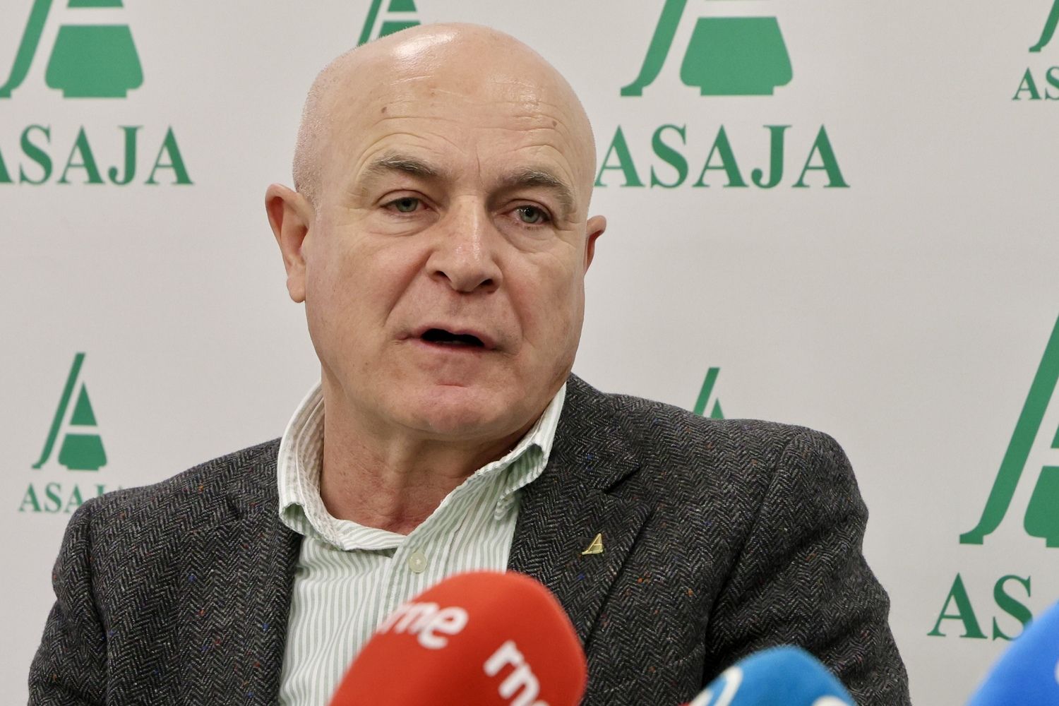 El secretario general, José Antonio Turrado, durante la presentación del informe anual de la organización sobre el sector agroganadero y las previsiones para 2026