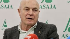 El secretario general, José Antonio Turrado, durante la presentación del informe anual de la organización sobre el sector agroganadero y las previsiones para 2026