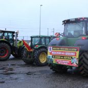 Tractorada en León convocada por la plataforma Decaleón | José Martín