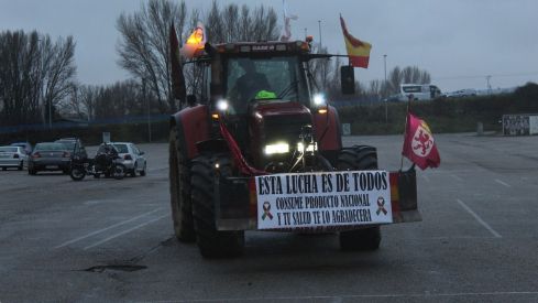 Tractorada en León convocada por la plataforma Decaleón | José Martín