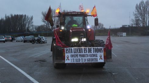 Tractorada en León convocada por la plataforma Decaleón | José Martín