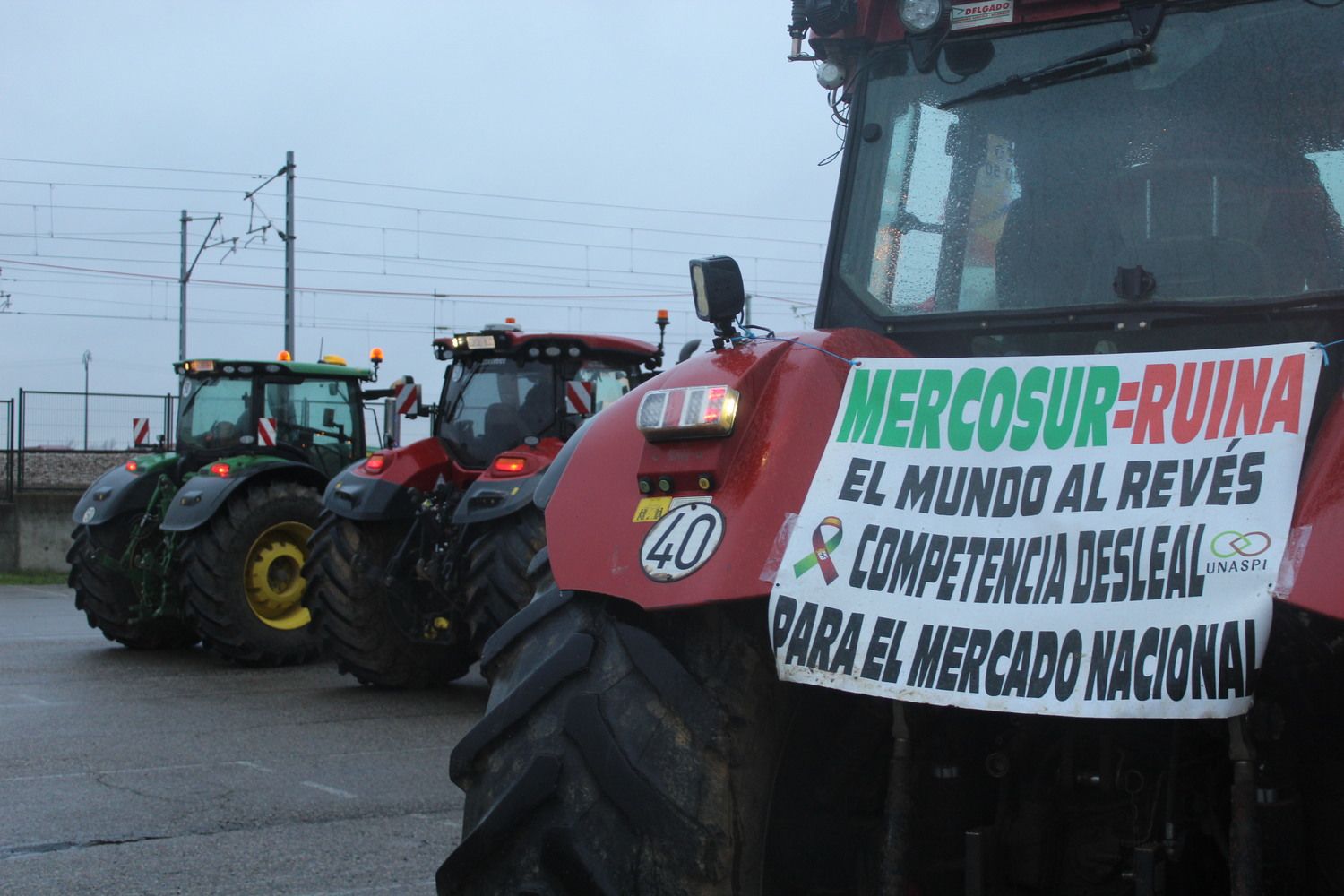 Tractorada en León convocada por la plataforma Decaleón | José Martín