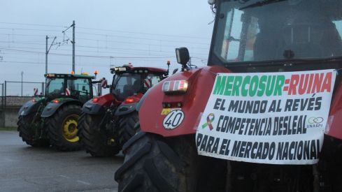 Tractorada en León convocada por la plataforma Decaleón | José Martín
