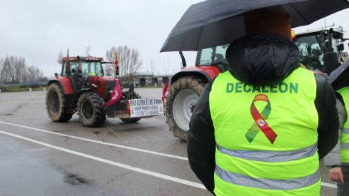 Tractorada en León convocada por la plataforma Decaleón | José Martín