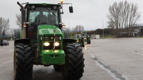 Tractorada en León convocada por la plataforma Decaleón | José Martín