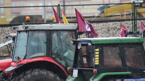 Tractorada en León convocada por la plataforma Decaleón | José Martín