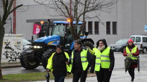 Tractorada en León convocada por la plataforma Decaleón | José Martín