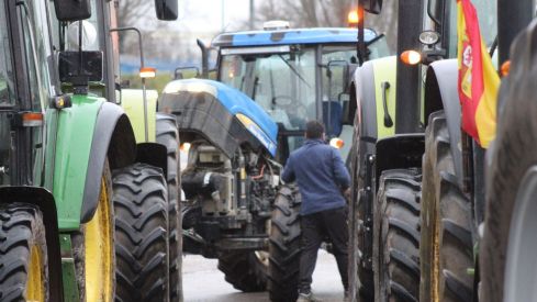 Tractorada en León convocada por la plataforma Decaleón | José Martín
