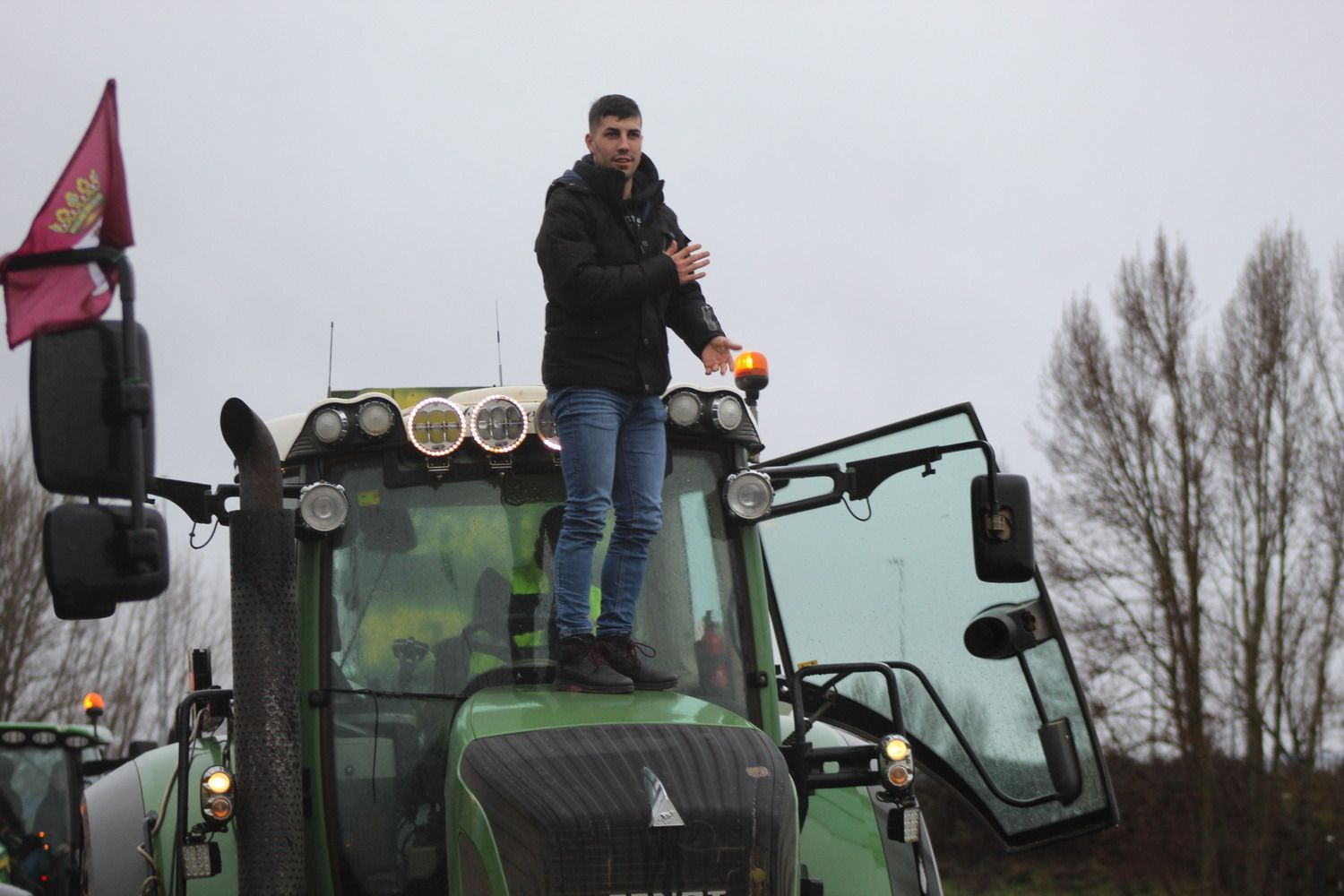 Tractorada en León convocada por la plataforma Decaleón | José Martín
