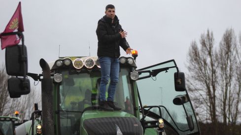 Tractorada en León convocada por la plataforma Decaleón | José Martín