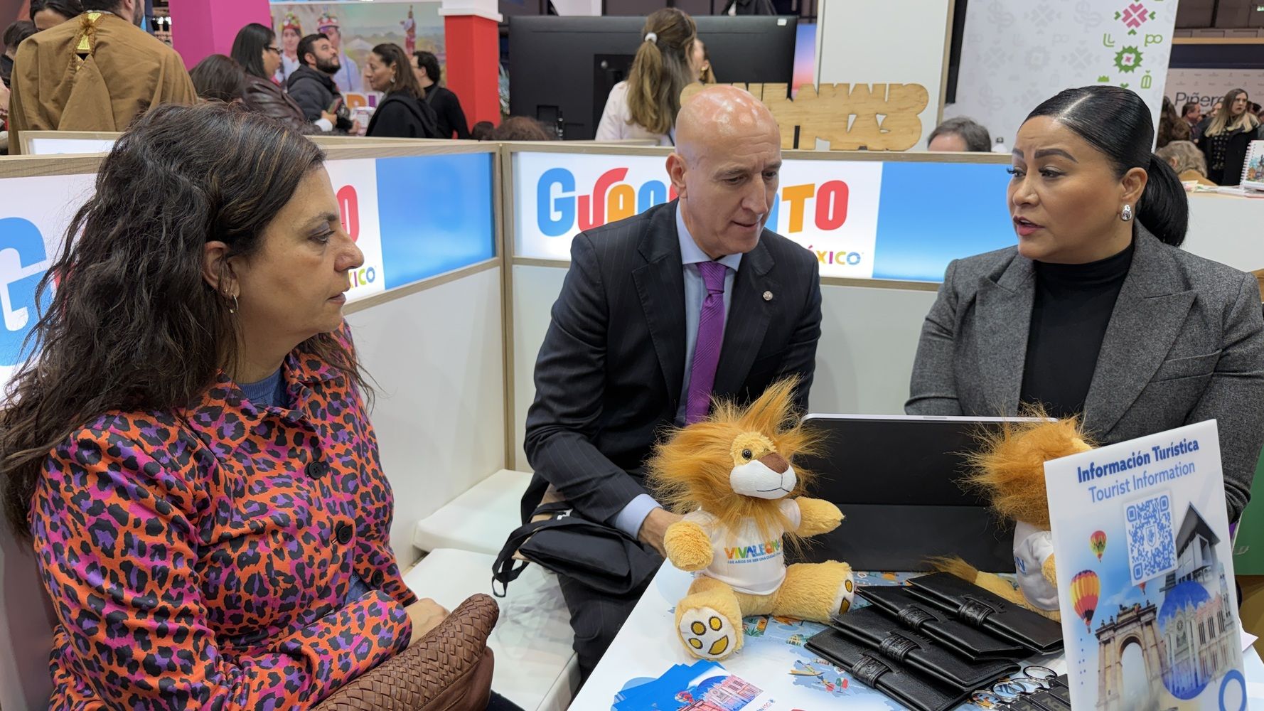 José Antonio Diez, alcalde de León, en Fitur