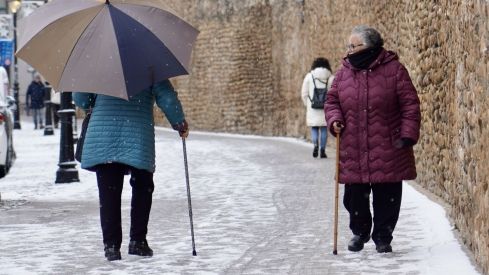 La borrasca Ingrid viste León de blanco | Campillo / ICAL La borrasca Ingrid viste León de blanco | Campillo / ICAL