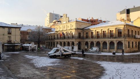 La borrasca Ingrid viste León de blanco | José Martín La borrasca Ingrid viste León de blanco | José Martín