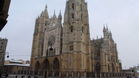 La borrasca Ingrid viste León de blanco | José Martín La borrasca Ingrid viste León de blanco | José Martín