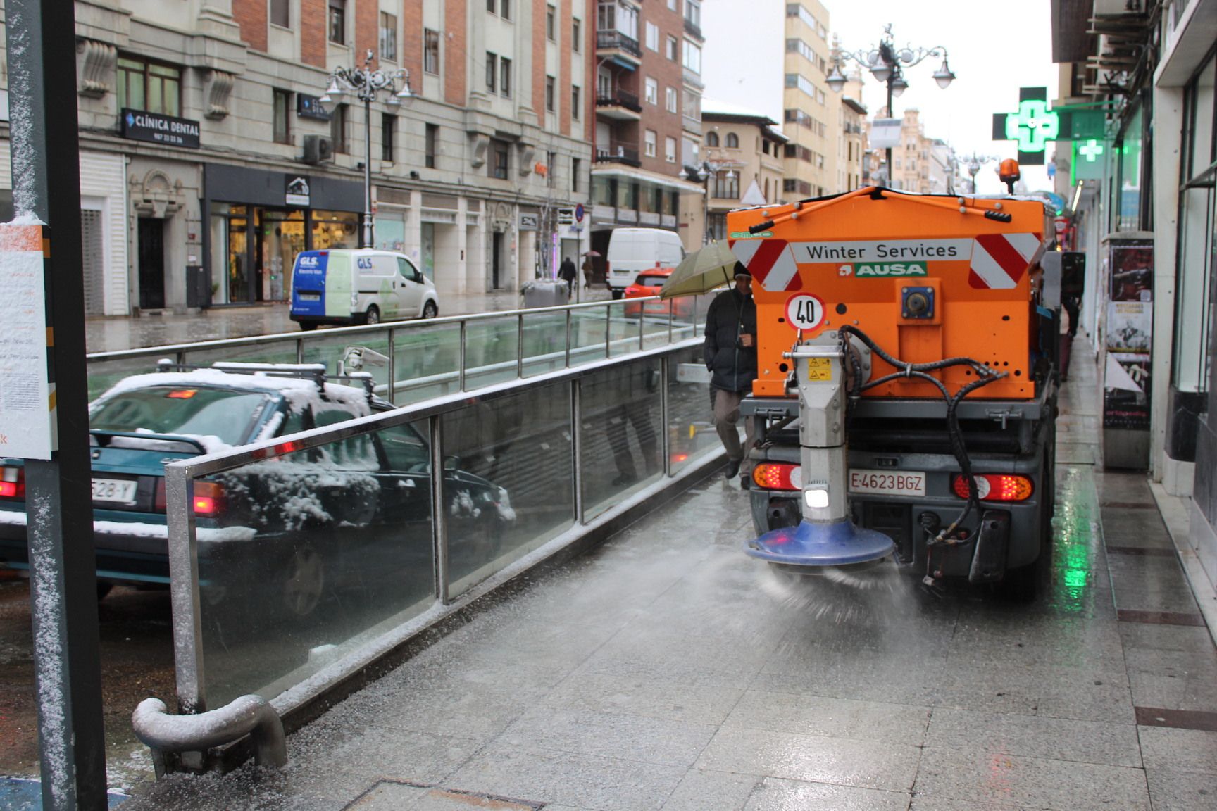 La borrasca Ingrid viste León de blanco | José Martín