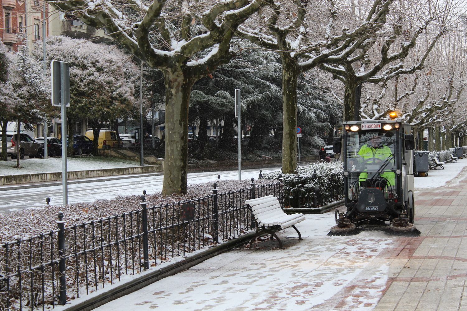 La borrasca Ingrid viste León de blanco | José Martín