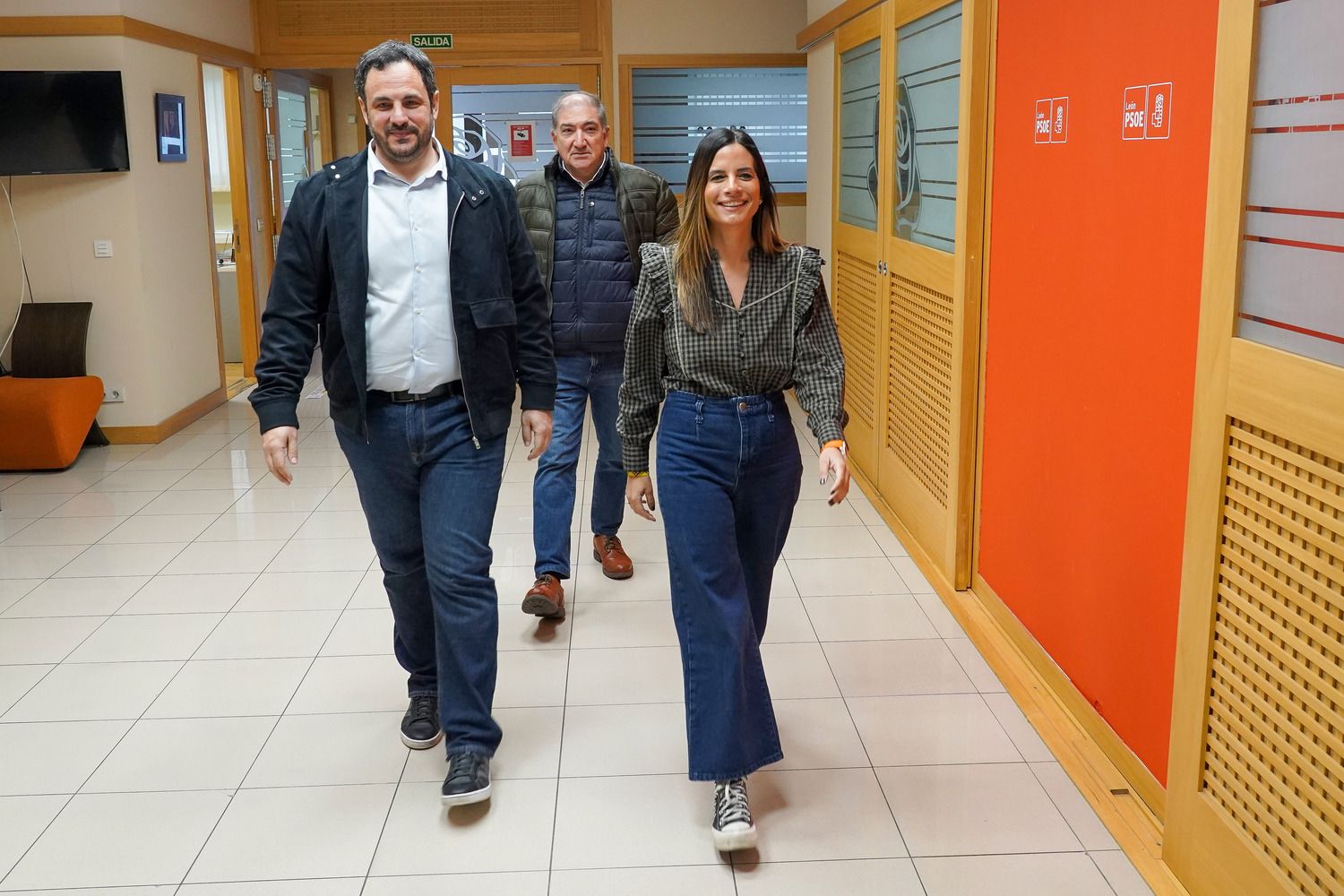 Los candidatos del Partido Socialista de León a las Cortes de Castilla y León, Nuria Rubio y Benjamín Fernández | Campillo / ICAL